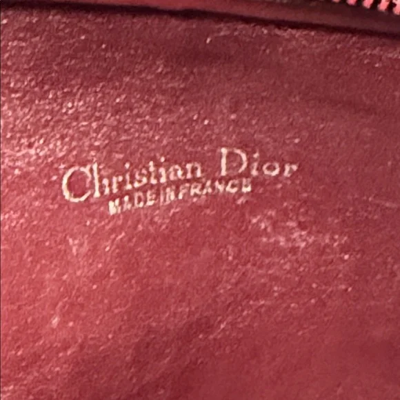 Dior Maroon and Tan Crossbody Bag - Picture 7 of 10